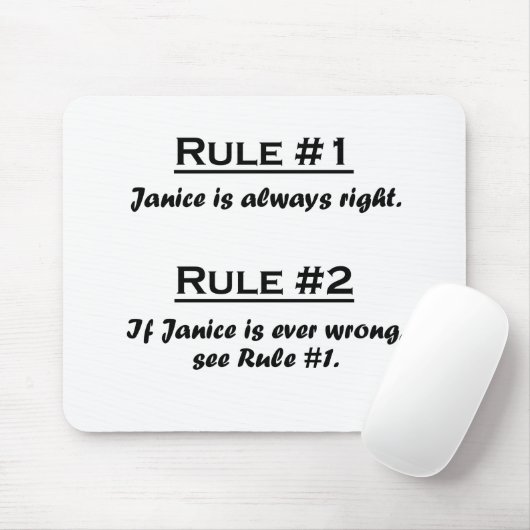 Regel Janice Muismat (Met muis)