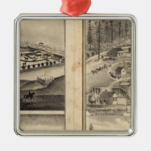 Regel Ranch Old Fort Ross Meeker Bros Metalen Ornament