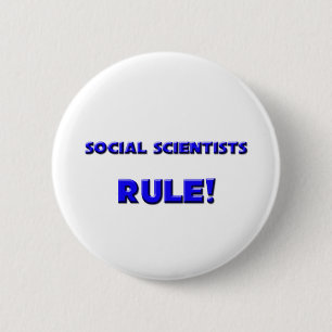 Regel voor de sociale wetenschappen! ronde button 5,7 cm