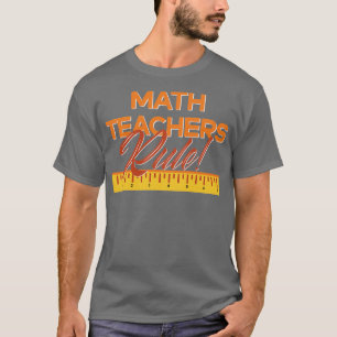 Regel voor wiskunde docenten t-shirt