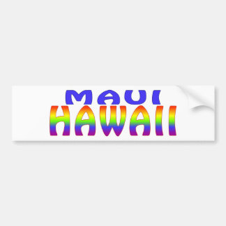 Regelboog van Maui Hawaii Bumpersticker