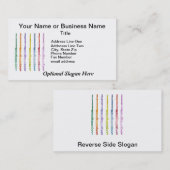 Regelboog van vloten visitekaartje (Voorkant / Achterkant)