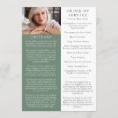 Regeling van de dienst | Foto Eucalyptus Waterverf Programma (Achterkant)