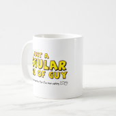 Regelmatig soort man Funny Mug Humor Koffiemok (Voorkant links)