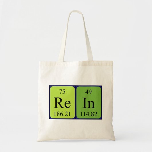 Regelmatige naam canvas tas (Voorkant)