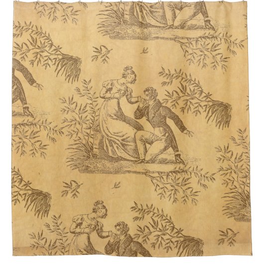 Regelmatige Romance Douchegordijn (Voorkant)