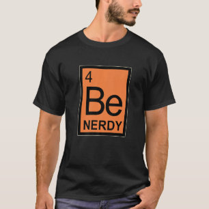 Regelmatige scheikundige studentenelementen zijn t-shirt