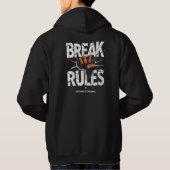 Regels breken - Niets is Originele hoodie (Achterkant)