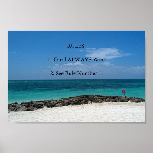 Regels Poster (Voorkant)