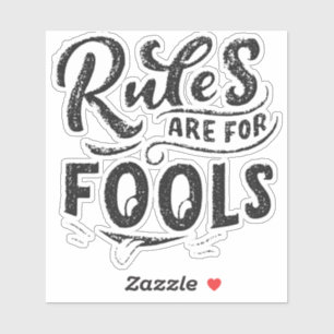 Regels Sticker