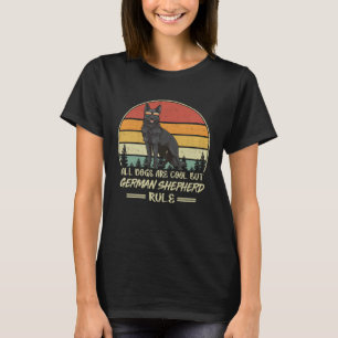 Regels voor de eigenaar van Black German Shepherd  T-shirt