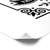 Regels voor de veranda perfect poster (Hoek)