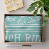 Regels voor de veranda tissuepapier (Geschenk)