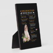 Regels voor Engelse nederzettingen Fotoplaat (Zijkant)