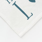 Regels voor grootouderhuis, rugleuning fleece deken (Hoek)