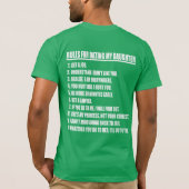 Regels voor het drogen van mijn dochter Kelly Gree T-shirt (Achterkant)