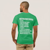 Regels voor het drogen van mijn dochter Kelly Gree T-shirt (Achterkant volledig)