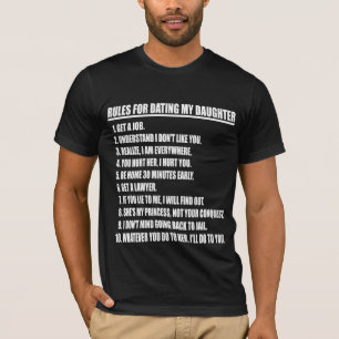 Regels voor het drogen van mijn zwarte T-shirt