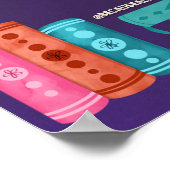 Regels voor het leesapparaat poster (Hoek)