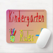 Regels voor kinderen muismat (Met muis)