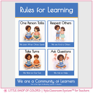Regels voor Leren Leerkracht Ankerdiagram Poster