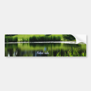 Regels voor natuur bumpersticker