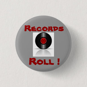 Regels voor records! ronde button 3,2 cm