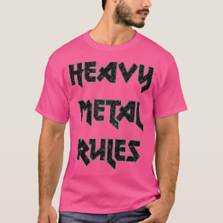 Regels voor zware metalen t-shirt