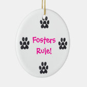 Regelversiering voor fosters en redders keramisch ornament (Rechts)