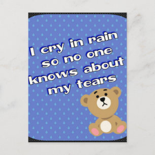 regen briefkaart