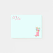 Regen en bloemen notities post-it® notes (Voorkant)