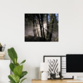 Regen Forest Sun Rays Poster (Thuiskantoor)