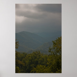 "Regen in de Smoky Mountains" Poster