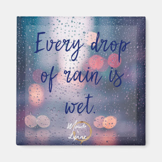 Regen is natte magneet