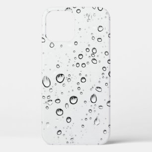 Regen laat regendruppels regenachtige natte druppe iPhone 12 hoesje