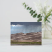 Regen op de Grote Sand Dunes Briefkaart (Staand voorkant)