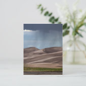 Regen op de Grote Sand Dunes Briefkaart (Staand voorkant)