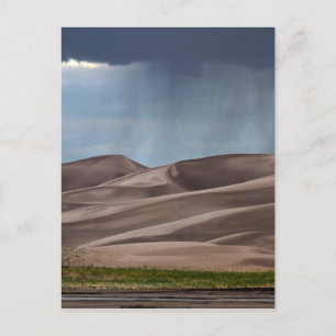 Regen op de Grote Sand Dunes Briefkaart