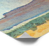 Regen op de Mesa, 1945 door Maynard Dixon Poster (Hoek)