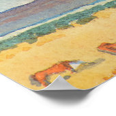 Regen op de Mesa door Maynard Dixon Poster (Hoek)