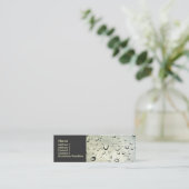 Regen op mijn venster mini visitekaartje (Staand voorkant)