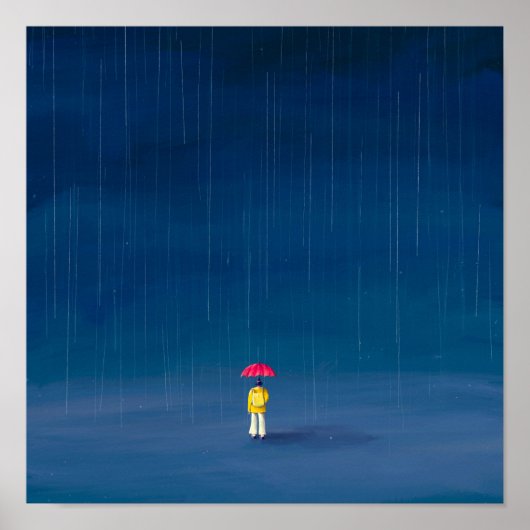 Regen Poster (Voorkant)