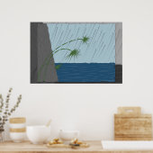 Regen Poster (Keuken)