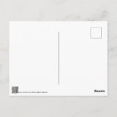 Regen, Regen, Ga weg - Moeder Gans Kwekerij Rijm Briefkaart (Achterkant)