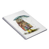 Regen Regen weg Notitieboek (Rechterzijde)