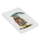 Regen Regen weg weg Magnet Magneet (Rechterzijde)