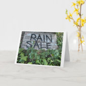 Regen Sale Kaart (Gele Bloem)