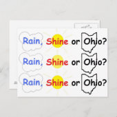 Regen, Shine of Ohio? Briefkaart (Voorkant / Achterkant)