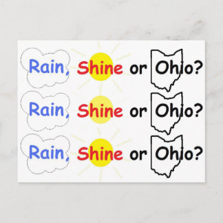 Regen, Shine of Ohio? Briefkaart