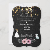 Regen sterren kaart (Voorkant)